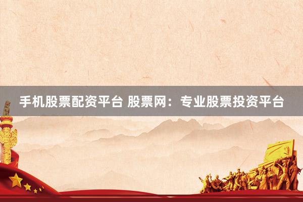 手机股票配资平台 股票网：专业股票投资平台