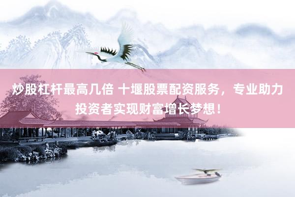 炒股杠杆最高几倍 十堰股票配资服务，专业助力投资者实现财富增长梦想！