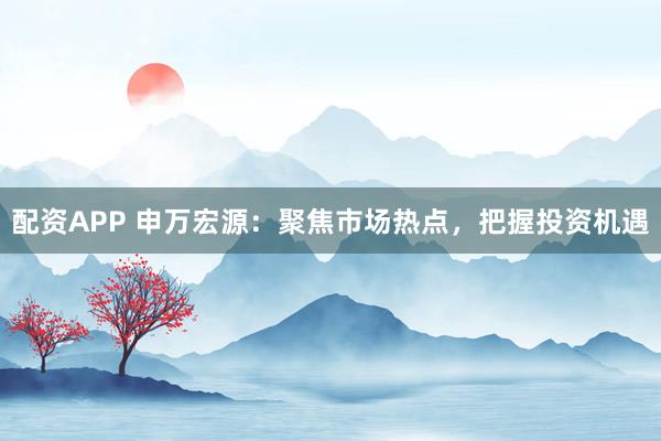 配资APP 申万宏源：聚焦市场热点，把握投资机遇